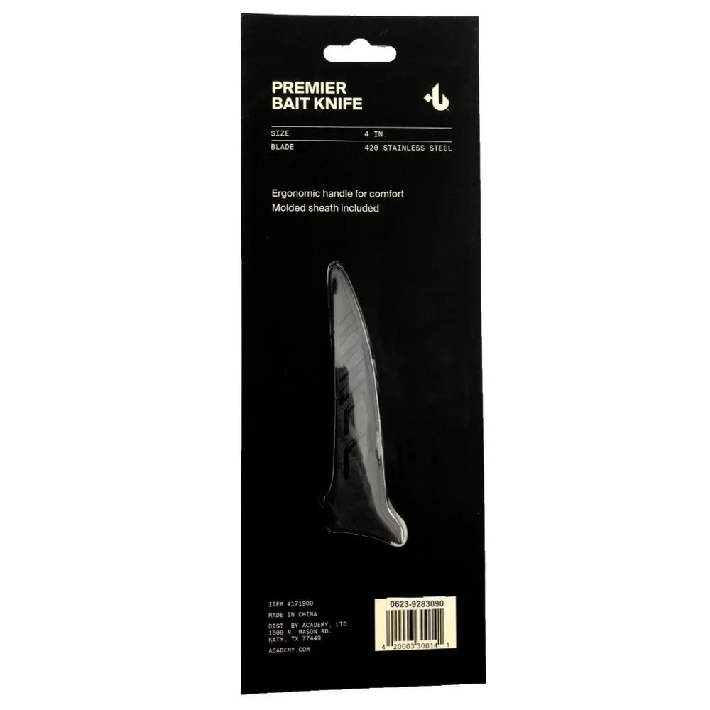 H2OX Premier Bait Knife 4 inch 420 Stainless Steel Fishing with Sheath